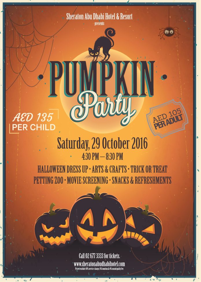 Pumpkin Party by Sheraton Abu Dhabi hotel & resort | UAE MOMS | #1 Social Community Group for all Women in UAE 